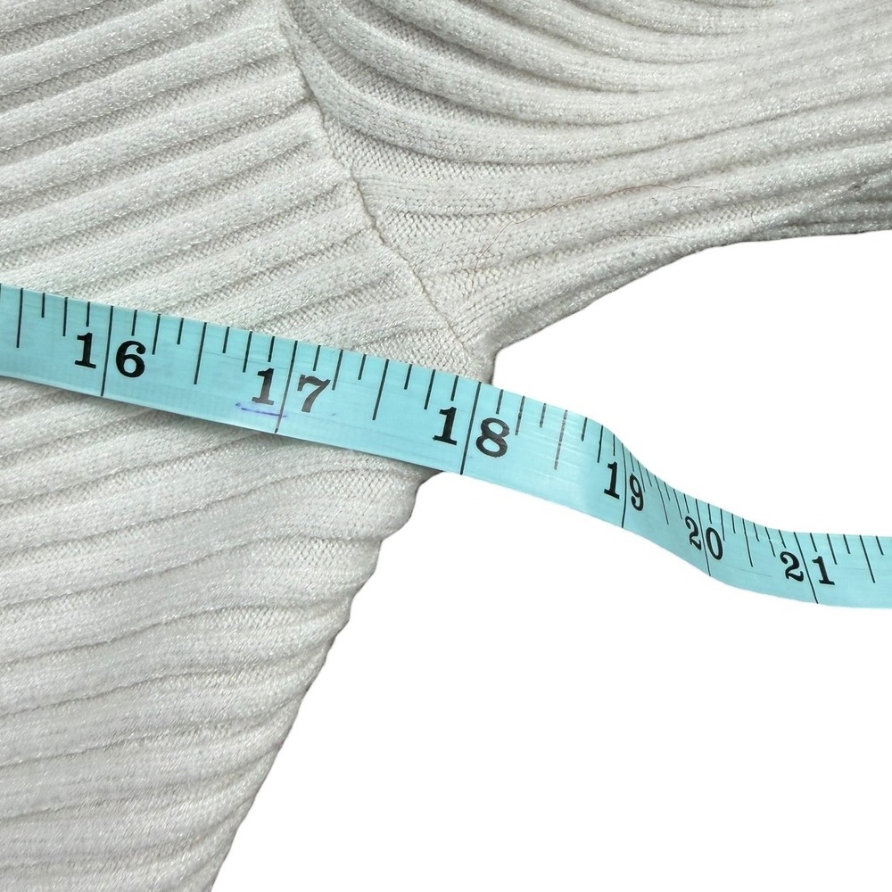 Abercrombie & Fitch Soft AF Wrap Front Ribbed Cropped Sweater Womens XL - Picture 7 of 8